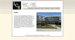 Desktop Screenshot of lakecountyradiology.com