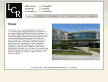 Tablet Screenshot of lakecountyradiology.com